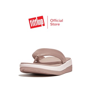 FITFLOP SURFF LEATHER รองเท้าแตะแบบหูหนีบผู้หญิง รุ่น GJ8-137 สี BEIGE