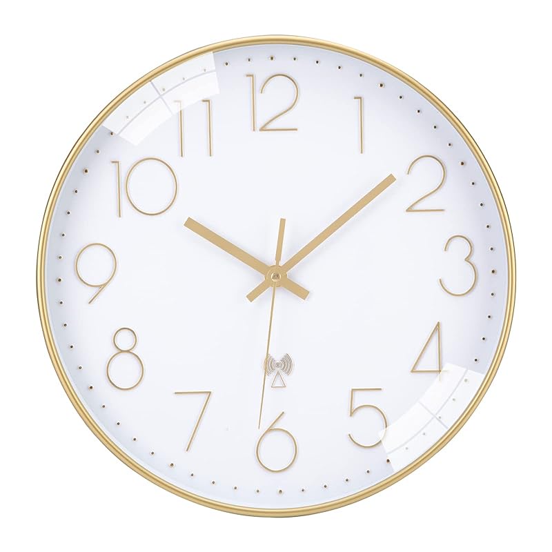 AUTVIVID cuckoo clock electric wave clock, quiet sound, continuous