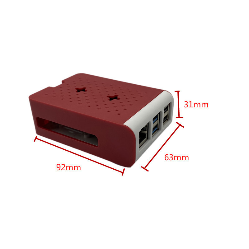 Raspberry pi 4 รุ่น B+Case สีดําสีขาวโปร่งใส | Shopee Thailand