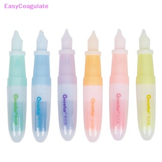 Eas ปากกามาร์กเกอร์เรืองแสง ขนาดเล็ก 6 สี สําหรับนักเรียน 6 ชิ้น