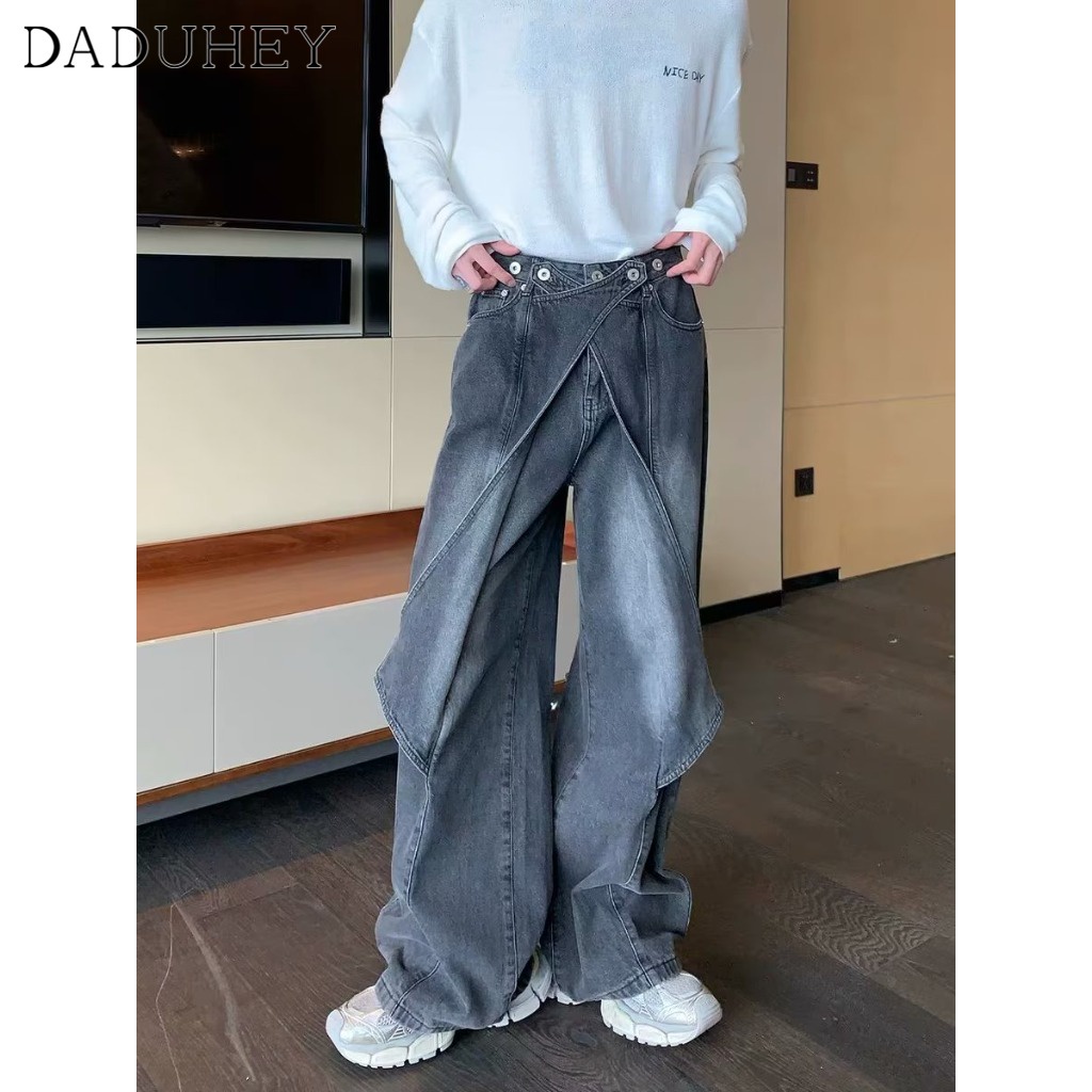 daduhey-american-style-retro-washed-straight-jeans-pants-trendy-ins-fashionable-loose-all-match-casual-pants