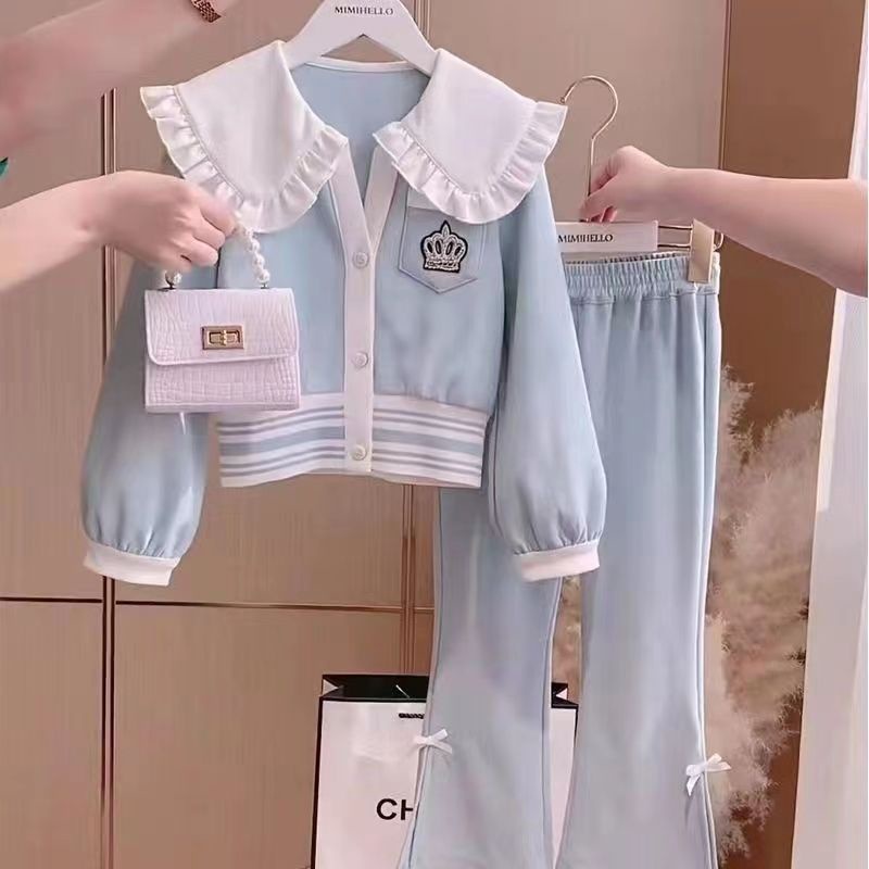 girls-time-suit-foreign-style-spring-suit-2023-online-celebrity-new-childrens-sports-fragrant-style-leisure-two-piece-set