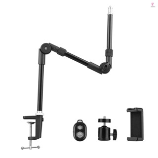 Andoer-2 Metal Bracket Desk Mount Stand with 3kg Load Capacity for Monopods and Webcam