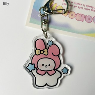 พวงกุญแจ จี้ฟิกเกอร์การ์ตูนอนิเมะ Hello Kitty My Melody Cinnamoroll Kawaii สําหรับตกแต่งกระเป๋าเป้สะพายหลัง