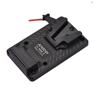 {Fsth} Andoer V-lock Battery Back Pack Plate Adapter Replacement for  V-Mount Battery