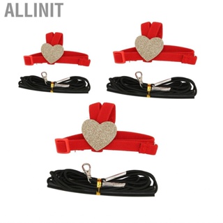 Allinit Parrot Flying Harness Leash Elastic Material Bird Traction Rope 2.2yd Long for