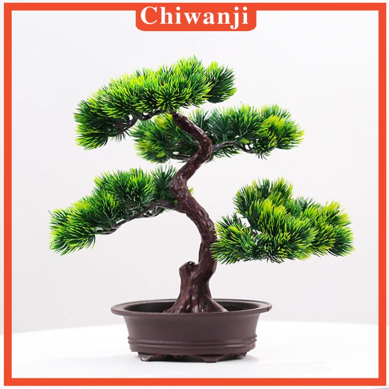 chiwanji-ต้นบอนไซจําลอง-เหมือนจริง-สีเขียว-สําหรับตกแต่งบ้าน-ห้องนอน