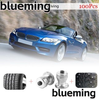 Blueming2 สกรูโลหะ กันลื่น สําหรับรถยนต์ 100 ชิ้น