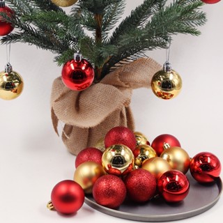 Christmas_ ลูกบอลแขวนตกแต่งต้นคริสต์มาส 24 ชิ้น