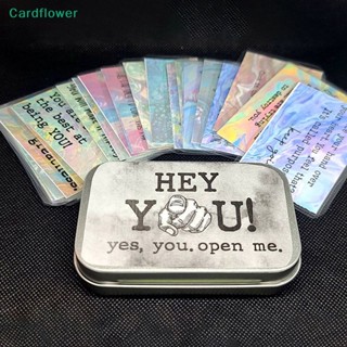 <Cardflower> กล่องการ์ดสร้างแรงบันดาลใจ การ์ดกรีกสร้างแรงบันดาลใจ การ์ดสร้างแรงบันดาลใจตลก การ์ดของขวัญ การ์ดกรีกพลังงานบวก ที่สร้างสรรค์ ลดราคา