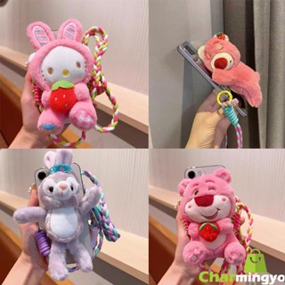 คลิปหนีบโทรศัพท์มือถือ รูปตุ๊กตาการ์ตูนน่ารัก กันกระแทก สร้างสรรค์ สําหรับทุกเพศ