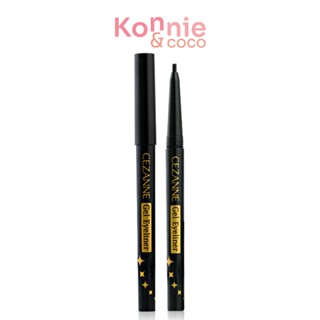 Cezanne Gel Eyeliner 0.1g #10 Black อายไลเนอร์หัวดินสอหมุน 2in1 เป็นได้ทั้งเจลอายไลเนอร์หรือใช้เป็นอายแชโดว์.