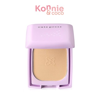 Cute Press Evory Retouch Oil Control Foundation Powder SPF30/PA++ 5g คิวท์เพรส แป้งรีทัช ตลับม่วง.