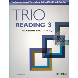 Bundanjai (หนังสือเรียนภาษาอังกฤษ Oxford) Trio Reading 3 : Students Book +Online Practice (P)