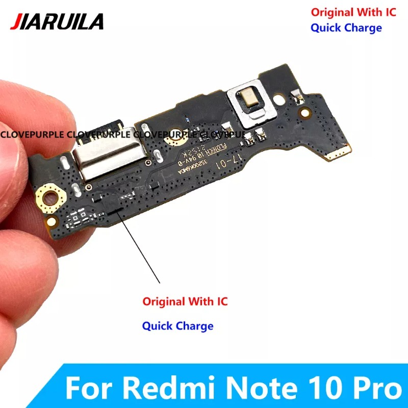 พอร์ตชาร์จ Flex สําหรับ Redmi Note 10 Pro แท่นชาร์จ USB พร้อมสายแพ ...
