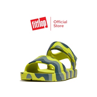 FITFLOP IQUSHION WAVE ERGONOMIC รองเท้าแตะสำหรับเด็ก รุ่น GI3-A75 สี YELLOW