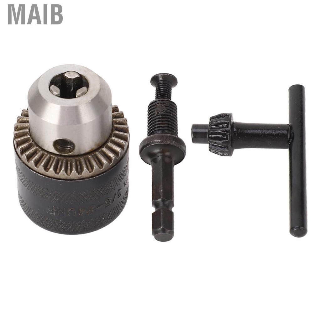 Maib Impact Driver Drill Chuck 1.5‑10mm Easy Locking Replacement 3 Jaw
