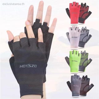 Practical Half Finger Sports Fishing Gloves Anti-slip Ventilate Uv Protective Fitness Cycling Training Gloves