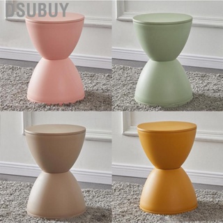 Dsubuy Plastic Round Stool Thicken Corner Strong Bearing Modern Small for Home