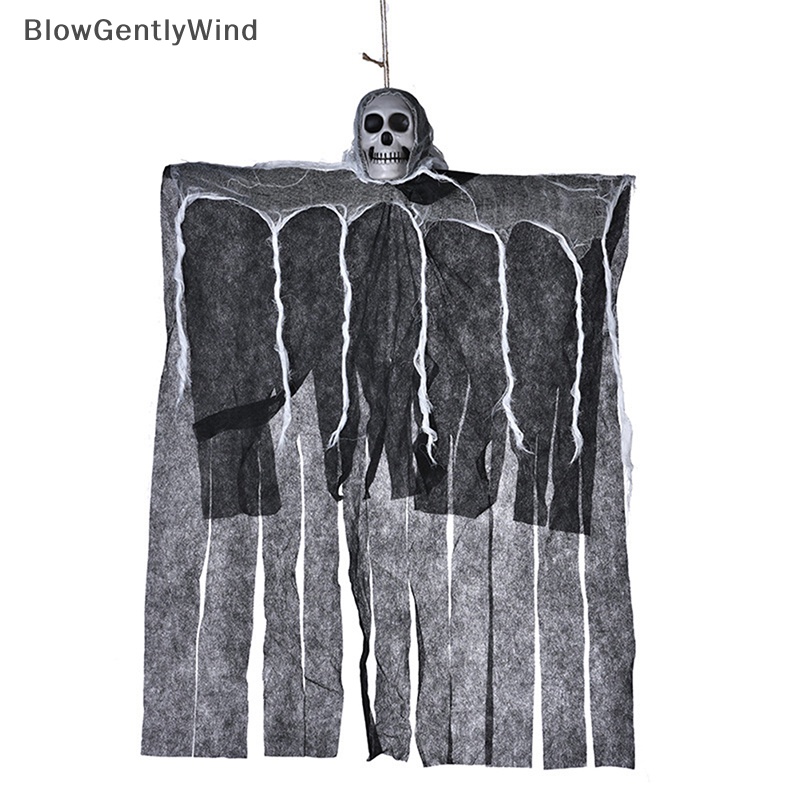 blowgentlywind-จี้รูปหัวกะโหลกผี-สําหรับแขวนตกแต่งบ้านผีสิง-ฮาโลวีน
