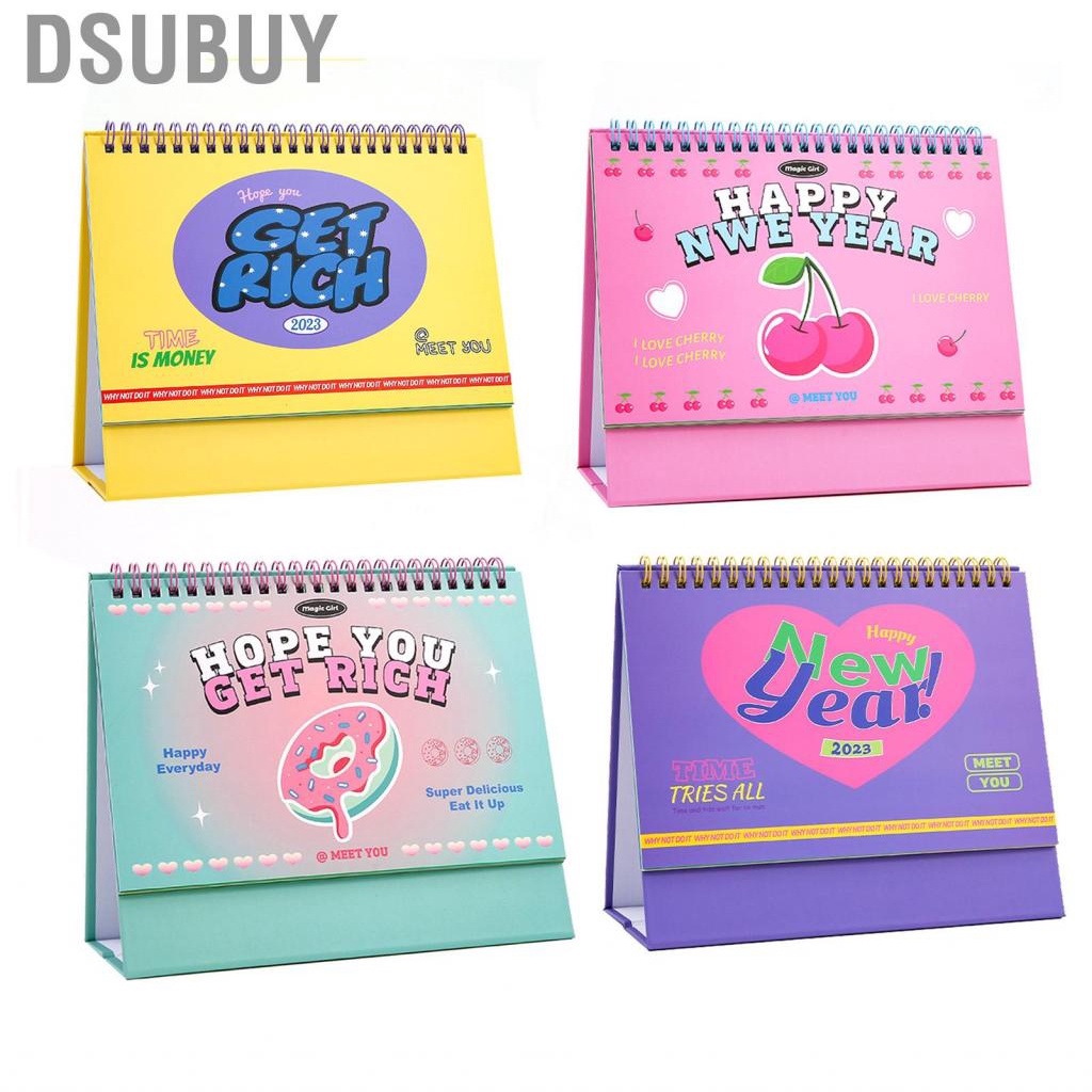 Dsubuy Cute Desk Calendar 2023 Cartoon Style for Dormitory Shopee