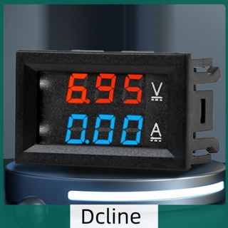 [Dcline.th] มัลติมิเตอร์ดิจิทัล โวลต์แอมมิเตอร์ DC0-100V 10A 50A 100A 2 In1 หน้าจอ LED 0.56 นิ้ว