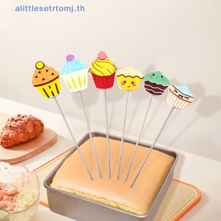 Alittlese เครื่องทดสอบเค้ก มัฟฟิน แบบสเตนเลส ใช้ซ้ําได้ 1 ชิ้น