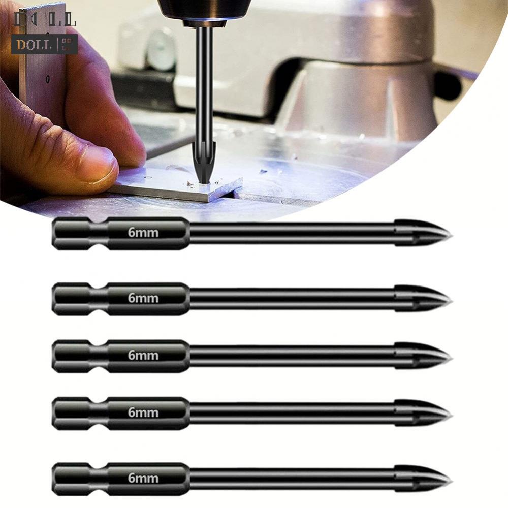 new-precise-and-fast-drilling-6mm-tile-porcelain-drill-bits-with-hex-shank-pack-of-5