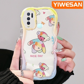 เคสโทรศัพท์มือถือแบบนิ่ม ใส กันกระแทก ลายหมี Nice Day สําหรับ VIVO Y30 Y30i Y50