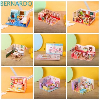 Bernardo โมเดลกระดาษแข็ง รูปการ์ตูน 3D แฮนด์เมด ของขวัญ สําหรับตกแต่งห้องเด็ก 3D