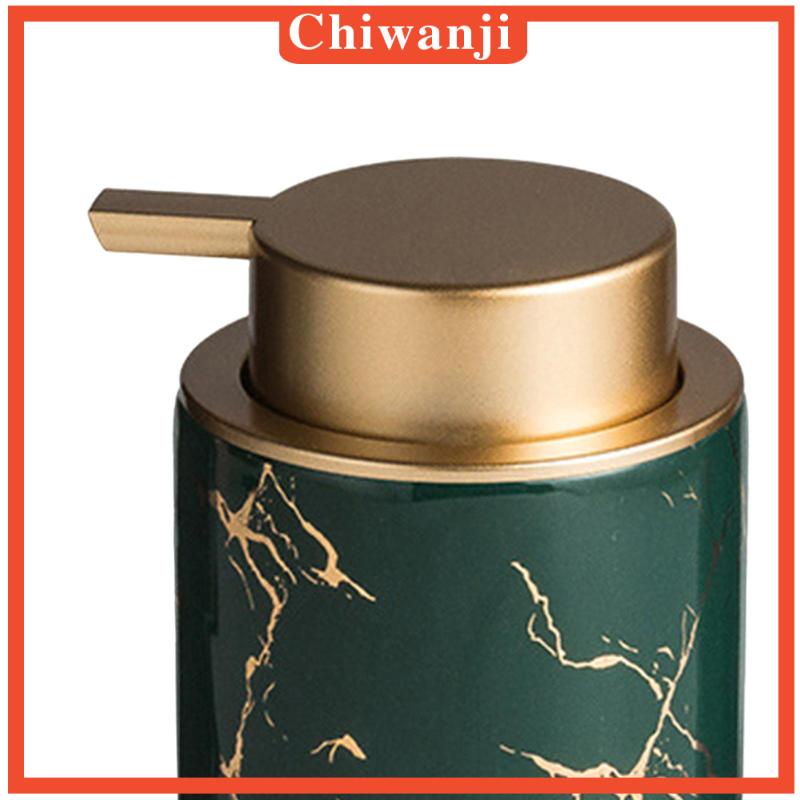 chiwanji-ขวดปั๊มสบู่เซรามิค-เติมได้-สําหรับเคาน์เตอร์-ห้องอาบน้ํา