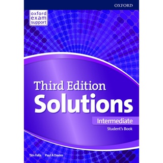 Bundanjai (หนังสือคู่มือเรียนสอบ) Solutions 3rd ED Intermediate : Students Book (P)