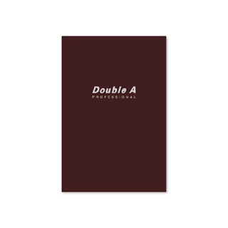 Double A สมุดโน๊ต 70 แกรม 24 แผ่น รุ่น Professional สีน้ำตาล ขนาด 15.8x23.5ซม.