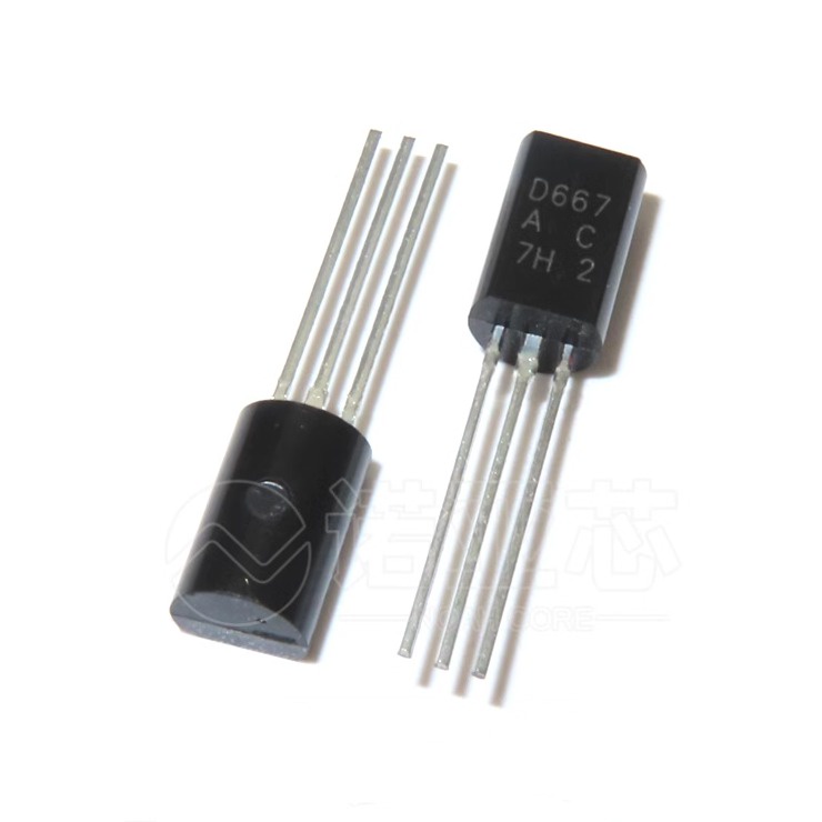 ใหม่ ไตรโอดขยายวิดีโอ พลังงานต่ํา 2sd667 TO-92L D667 1A 120V | Shopee ...