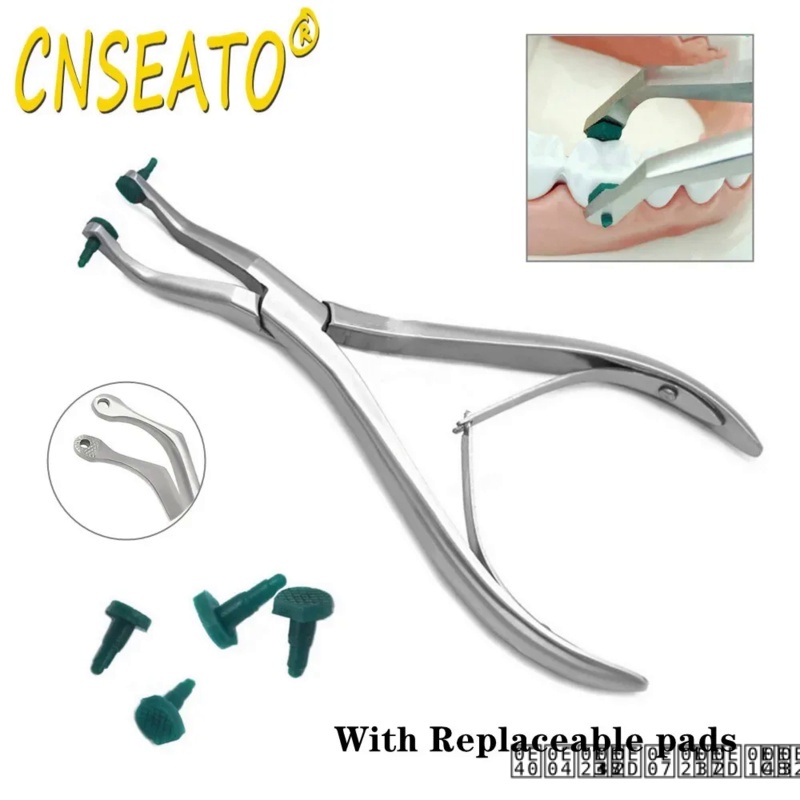 ทันตกรรมมงกุฎ Remover คีมคีมถอดชั่วคราวฟัน Veneers Spreader ฟัน Lab