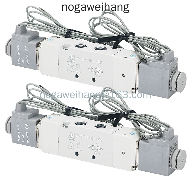 วาล์วโซลินอยด์ MVSD-180-4E1 DC24 AC220 3E1 4E2C MINDMAN สไตล์ไต้หวัน ...