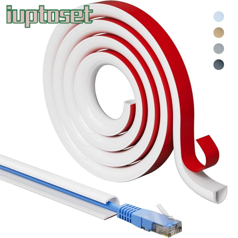 Iuptoset ฝาครอบสายไฟ, Raceway Self-Adhesive Wall Corder, Professional ...