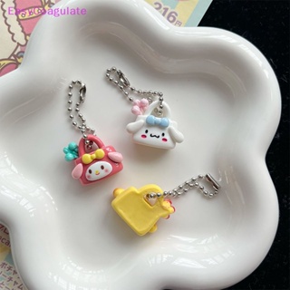 SANRIO พวงกุญแจ จี้ตุ๊กตาหมีสตรอเบอร์รี่ Kuromi Melody Cinnamoroll ขนาดเล็ก เหมาะกับของขวัญวันเกิด สําหรับเด็กผู้หญิง