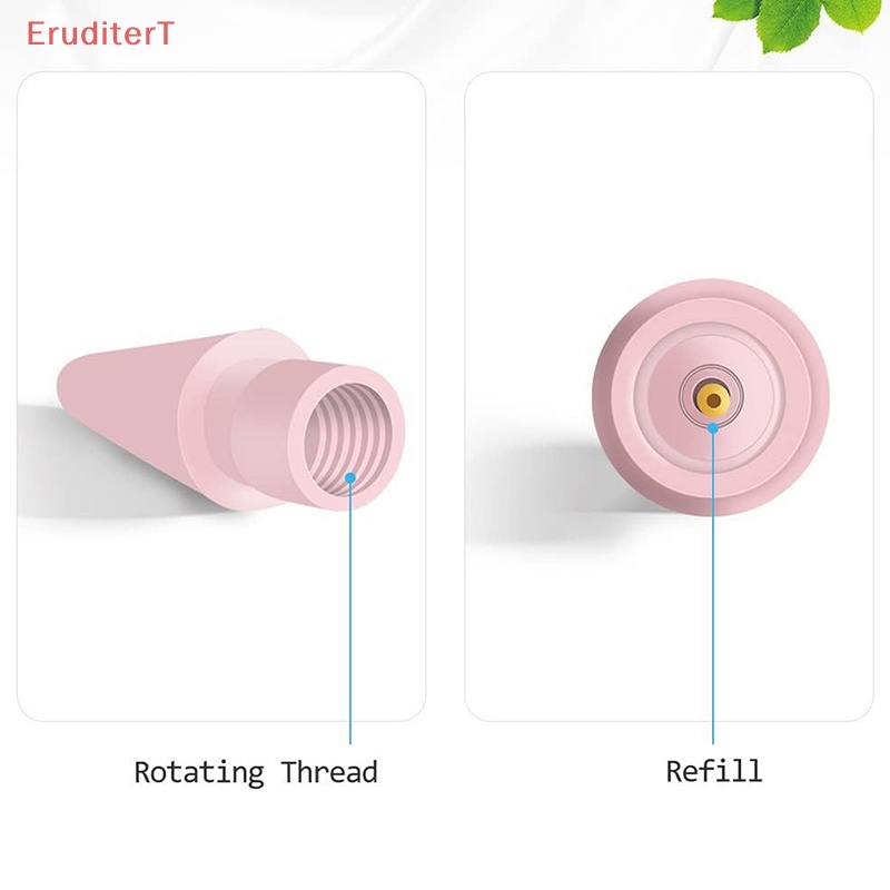 eruditert-ปลายปากกาสไตลัส-แบบใส-2b-hb-พร้อมตัวปฏิเสธฝ่ามือ-แบบเปลี่ยน-สําหรับปากกาสไตลัส