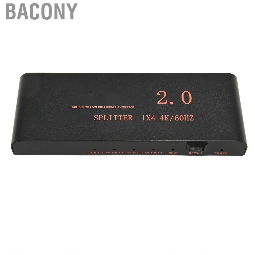 bacony-1x4-hd-multimedia-interface-splitter-1-in-4-out-full-3d-av-distributor-box-for-tv-dvd-projector-100-240v-new