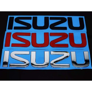 Logo isuzu ติดรถบรรทุก โลโก้ isuzu อีซูซุ size: ใหญ่ **สีแดง **สีดำ** สีชุบโครเมี่ยม** จำนวน 1 ชุด* *ส่งไว*