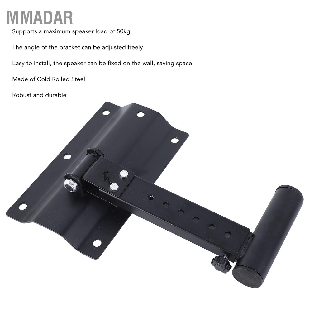 mmadar-1-คู่ผนังลำโพงเซอร์ราวด์-bracket-professional-ปรับมุม-wall-mount-ลำโพงเสียงสนับสนุน-50-กก
