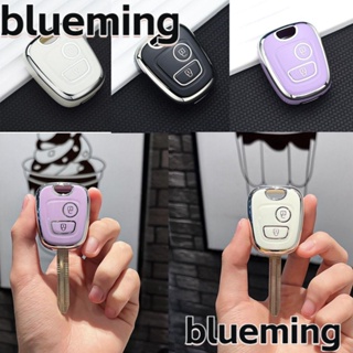 Blueming2 เคสกุญแจรีโมตรถยนต์ TPU อุปกรณ์เสริม สําหรับ Citroen C1 C4 Peugeot 106 107 206 207 306 307