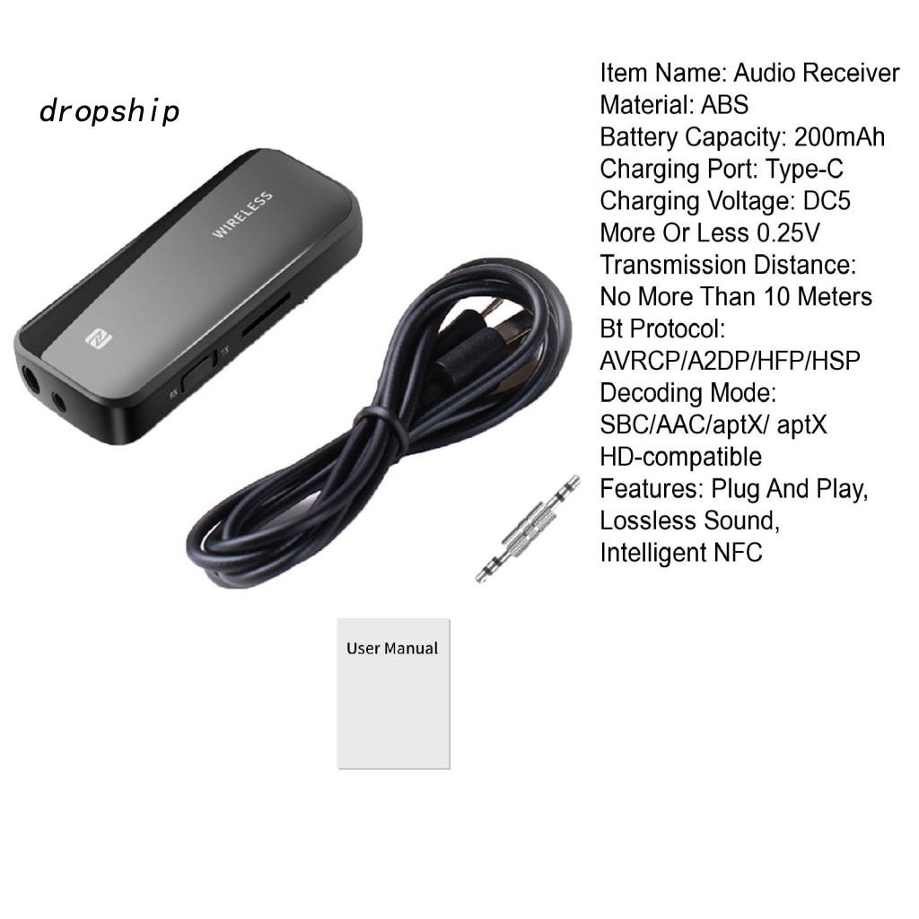 dro-อะแดปเตอร์รับส่งสัญญาณเสียงบลูทูธไร้สาย-51-nfc-lossless-อุปกรณ์เสริม-สําหรับถ่ายภาพ