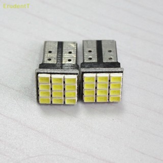 [ErudentT] หลอดไฟเลี้ยวรถยนต์ LED T10 3020 12 SMD สีขาว 1 ชิ้น [ใหม่]