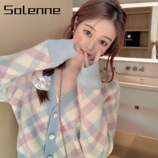 Solenne เสื้อคลุม เสื้อกันหนาว ชิค ล้ำสมัย สบายๆ สไตล์ A21K04C37Z230912