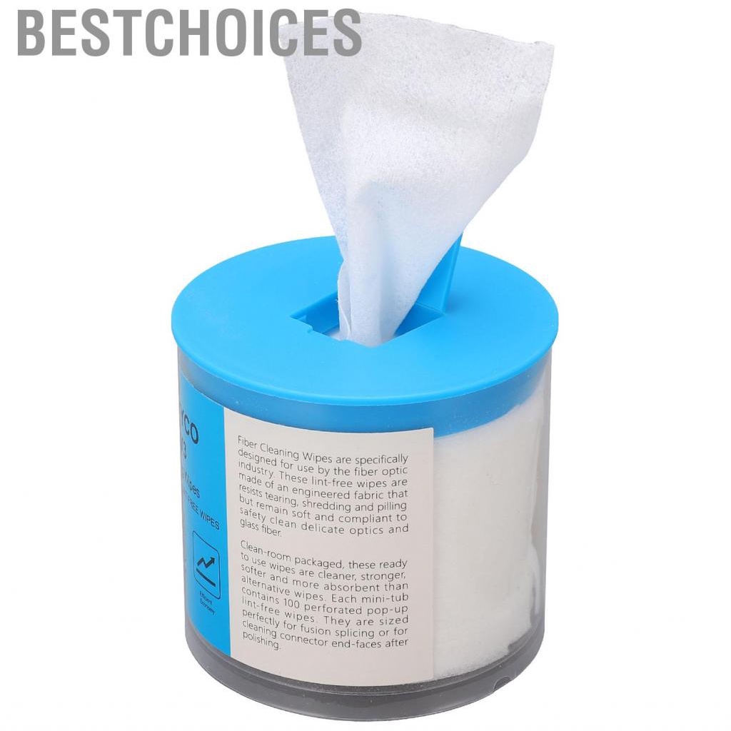 bestchoices-100pcs-optical-fiber-cleaning-wipes-dust-free-paper-clean-time-over-600