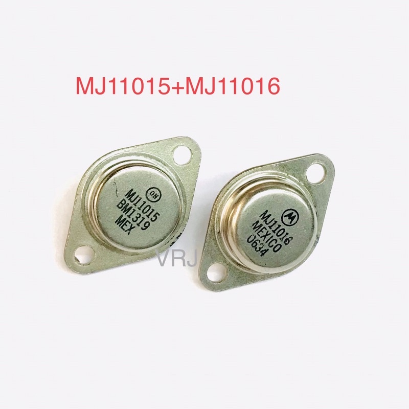 Tansistor Darlington MJ11015+MJ11016 (ขายเป็นคู่) ทรานซิสเตอร์ PNP+NPN ...