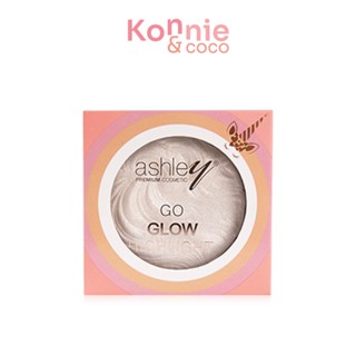 Ashley Go Glow Highlight 7.5g ไฮไลท์เพิ่มมิติวาวฉ่ำบนใบหน้า.