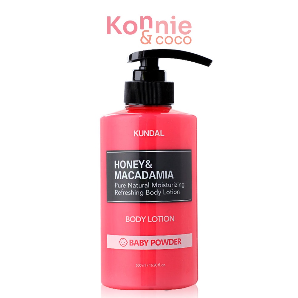 KUNDAL Moisture Body Lotion Baby Powder 500ml. Shopee Thailand